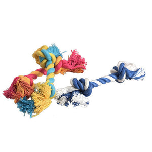Pet Dog Puppy Cotton Chew Knot Toy