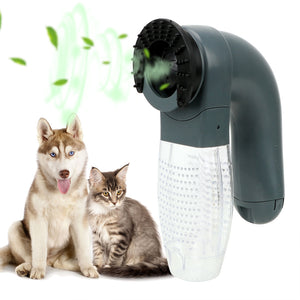 Cat Dog Animals Hair Comb Pet Grooming Portable Cat Dog Deshedding Clipper Electric Suction Device Vacuum Fur Cleaner