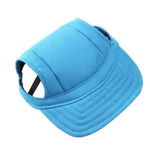 Summer Pet Dog Hat Cap Outdoor Dog Baseball Cap Canvas Small Dog Sunscreen Accessories