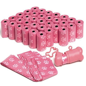 Dog Toilet Bag Pet Garbage Bag Biodegradable Outdoor Carrier Stand Dispenser Cleaning Pet Accessories 50 Rolos = 750 Pcs
